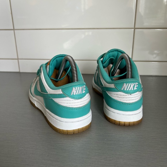 Nike Dunk Aqua and White Athletic Shoes - Picture 4 of 6
